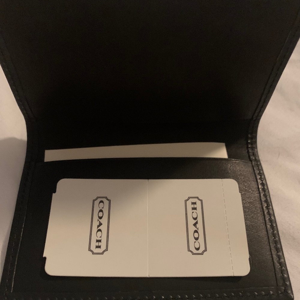 Coach Leather Card Case  - new, still in box!